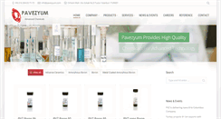 Desktop Screenshot of pavezyum.com